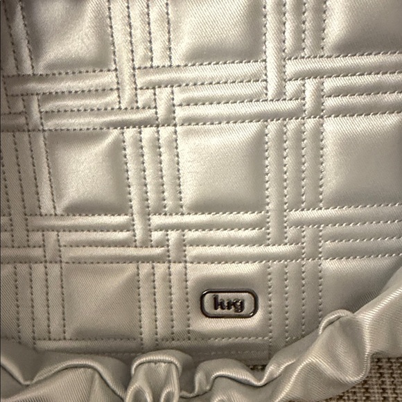 Lug Groove crossbody shoulder bag  metallic silver NWT - Picture 5 of 12